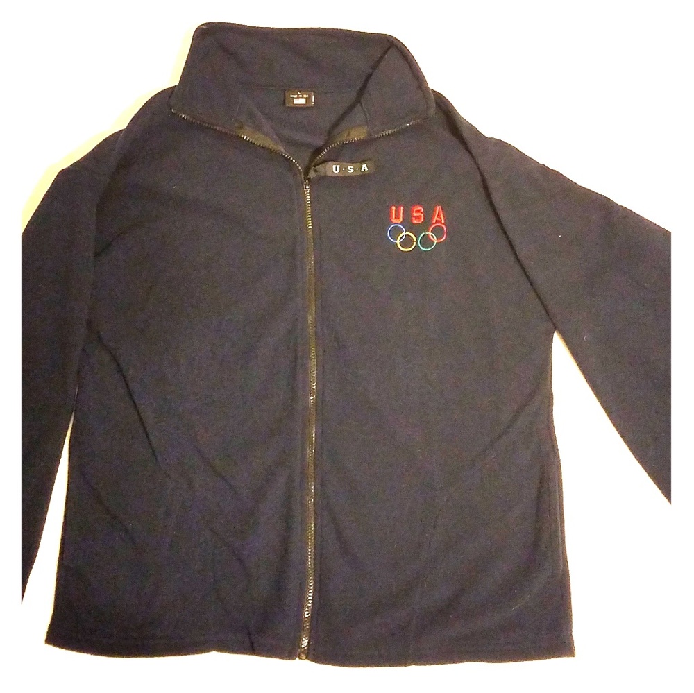 Vintage men's Team USA Olympic imitation fleece